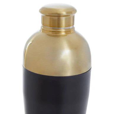 Mixology Gold Finish And Black Cocktail Shaker - Image 5