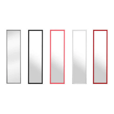 Mize Over Door Grey Plastic Frame Mirror - Image 4