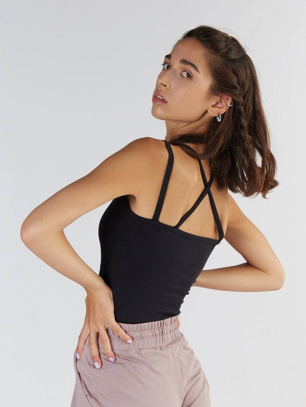 Modal Spaghetti Strap Top: Womens - Image 2