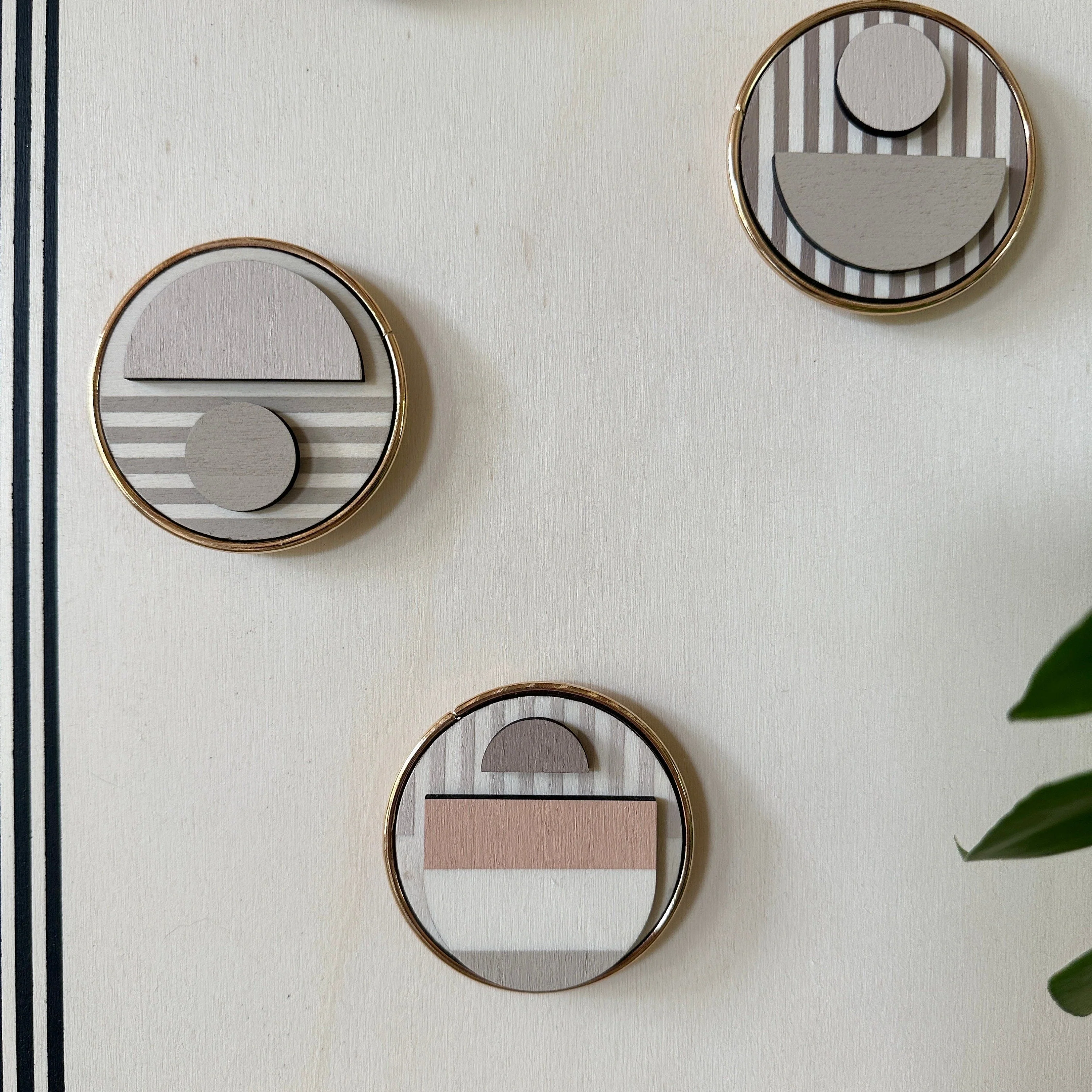Modern Geometric Fridge Magnet - Colourful Magnets - Mid-century Modern Decor - Fridge Magnet Art - Modern Art Magnet - Set of 6 Magnets - Image 6