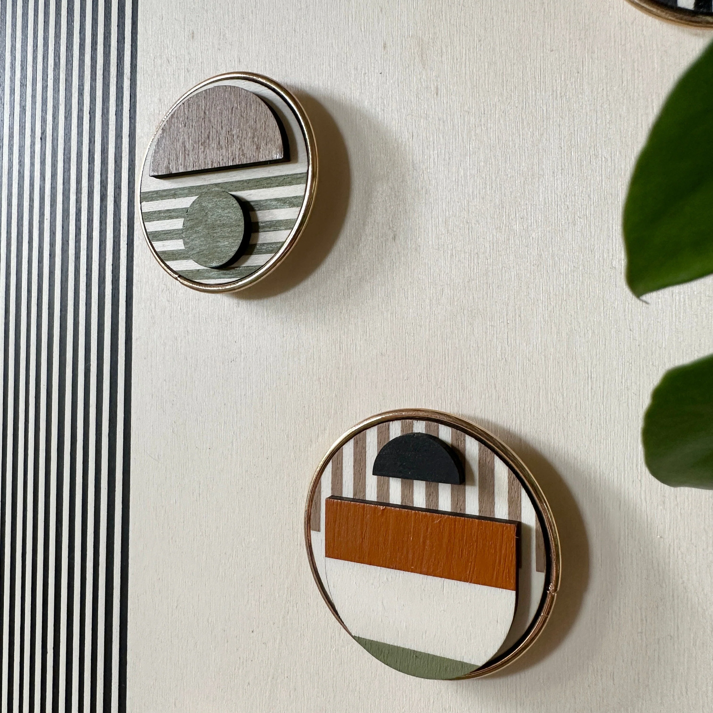 Modern Geometric Fridge Magnet - Colourful Magnets - Mid-century Modern Decor - Fridge Magnet Art - Modern Art Magnet - Set of 6 Magnets - Image 9