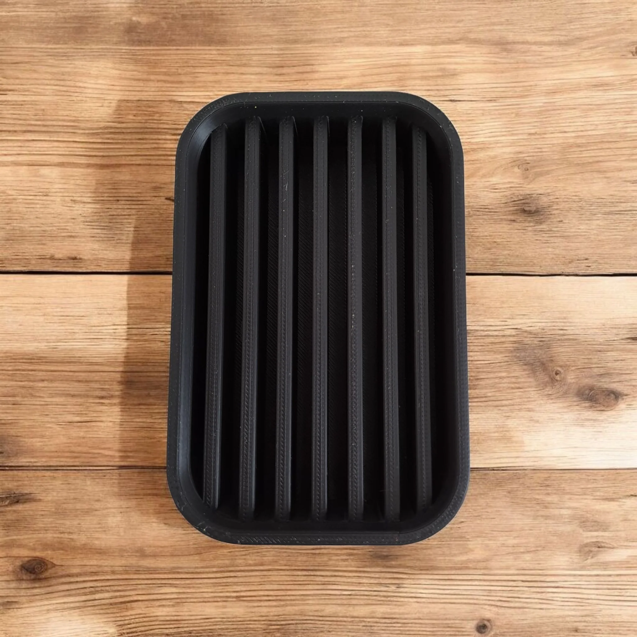 Modern Soap Dish with Drainage Ribs - Sleek & Hygienic Bar Soap Holder - Image 3