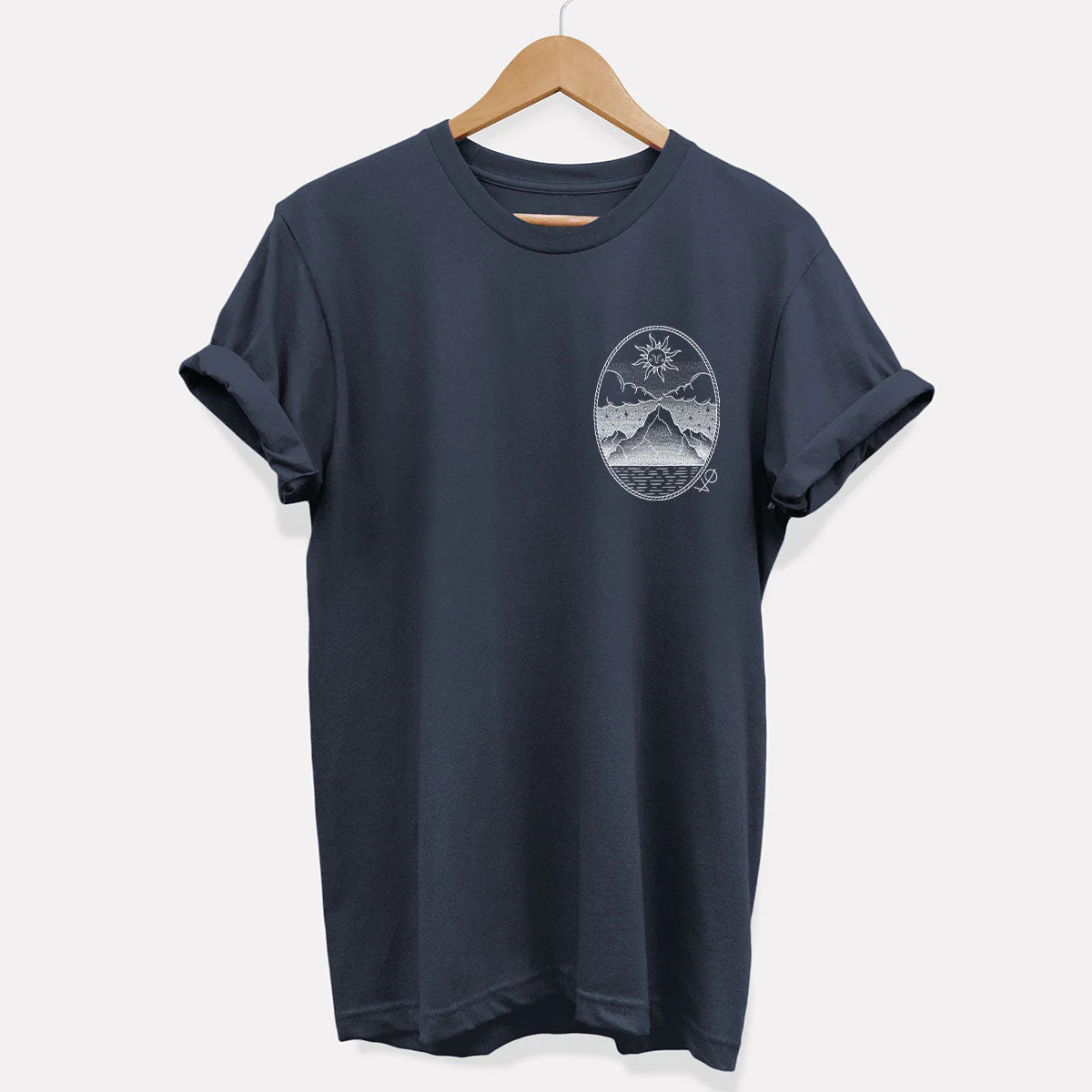 Monochrome Mountains T-Shirt (Unisex) - Image 5
