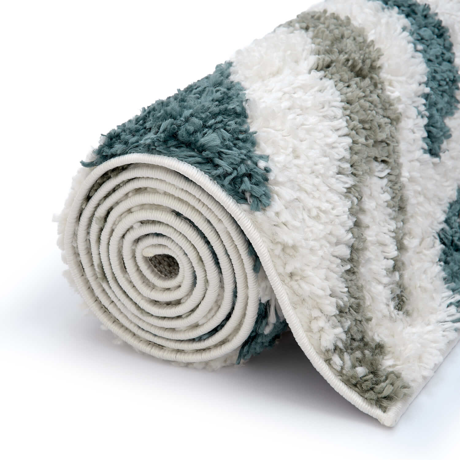 Moodi Shaggy Green Nyra Rug - Image 6