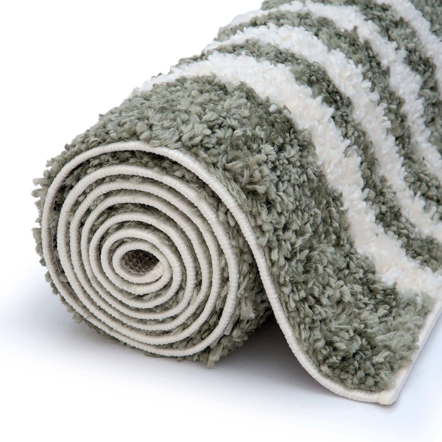 Moodi Shaggy Green Reverie Rug - Image 6