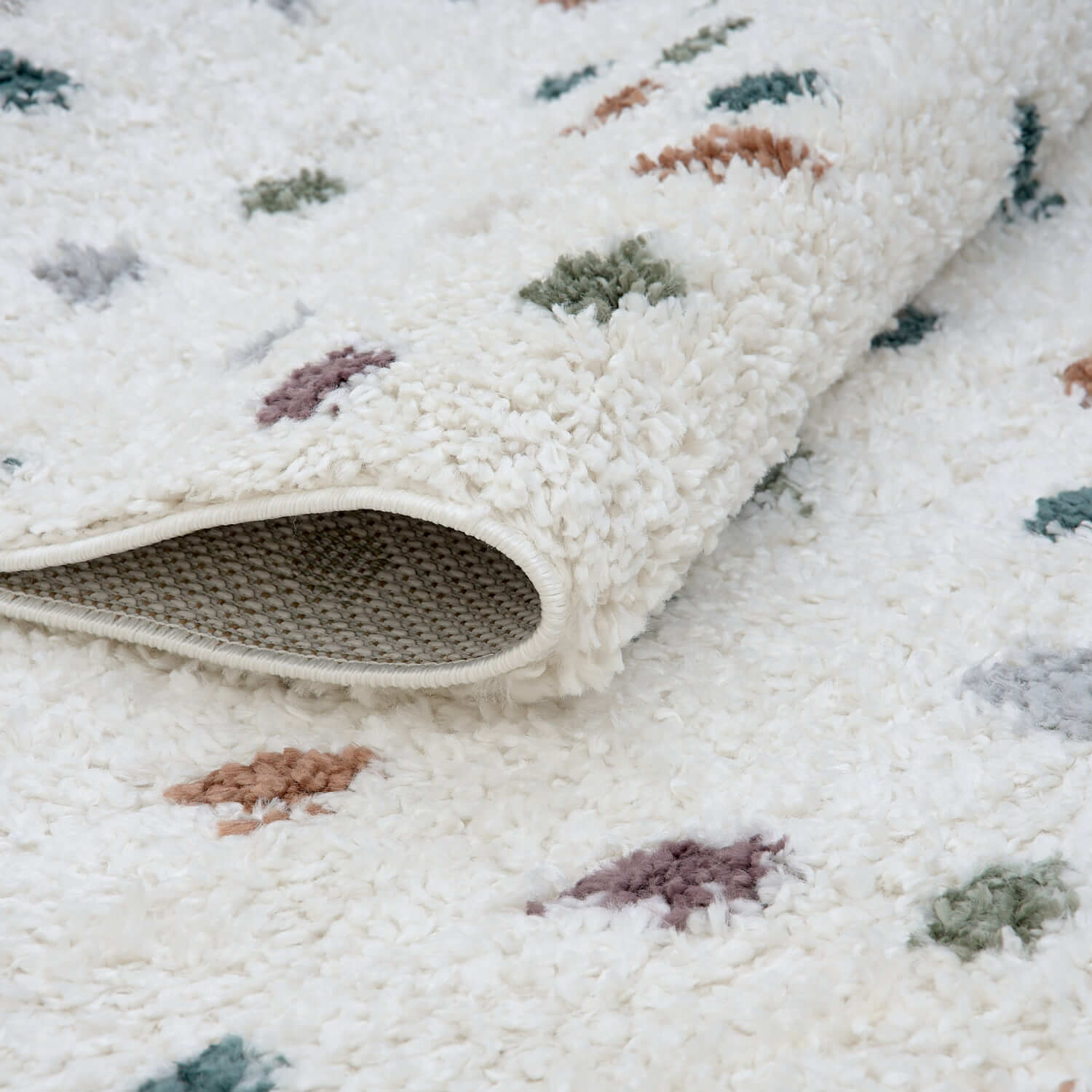 Moodi Shaggy Multicolour Jubile Rug - Image 4