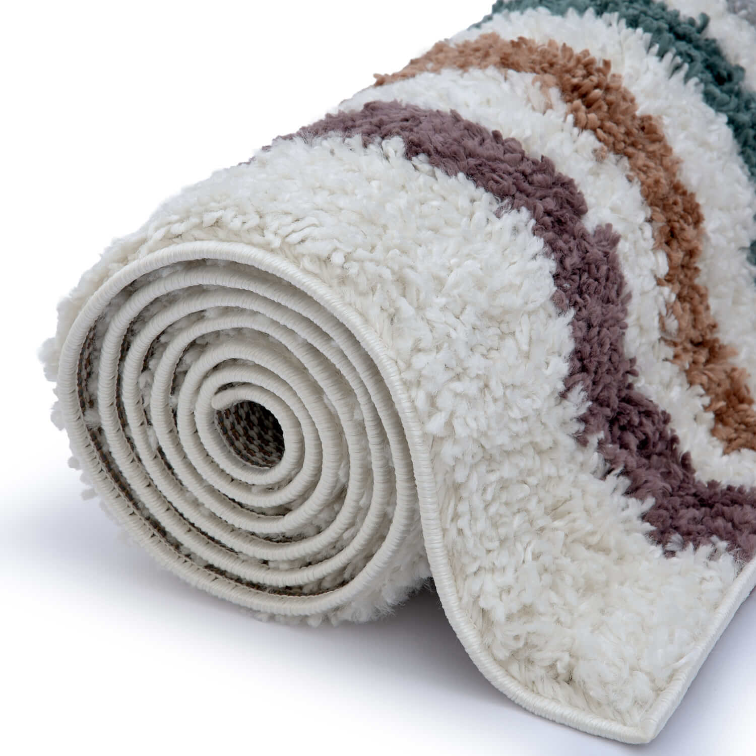 Moodi Shaggy Multicolour Raincat Rug - Image 6