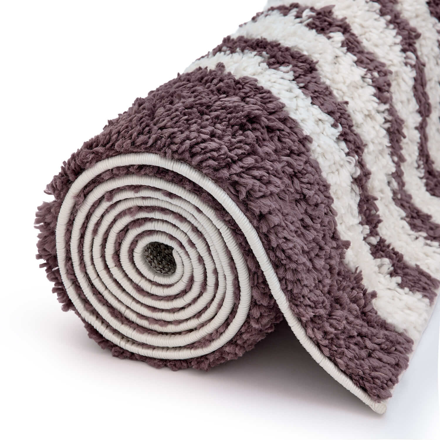 Moodi Shaggy Purple Velvetine Rug - Image 6