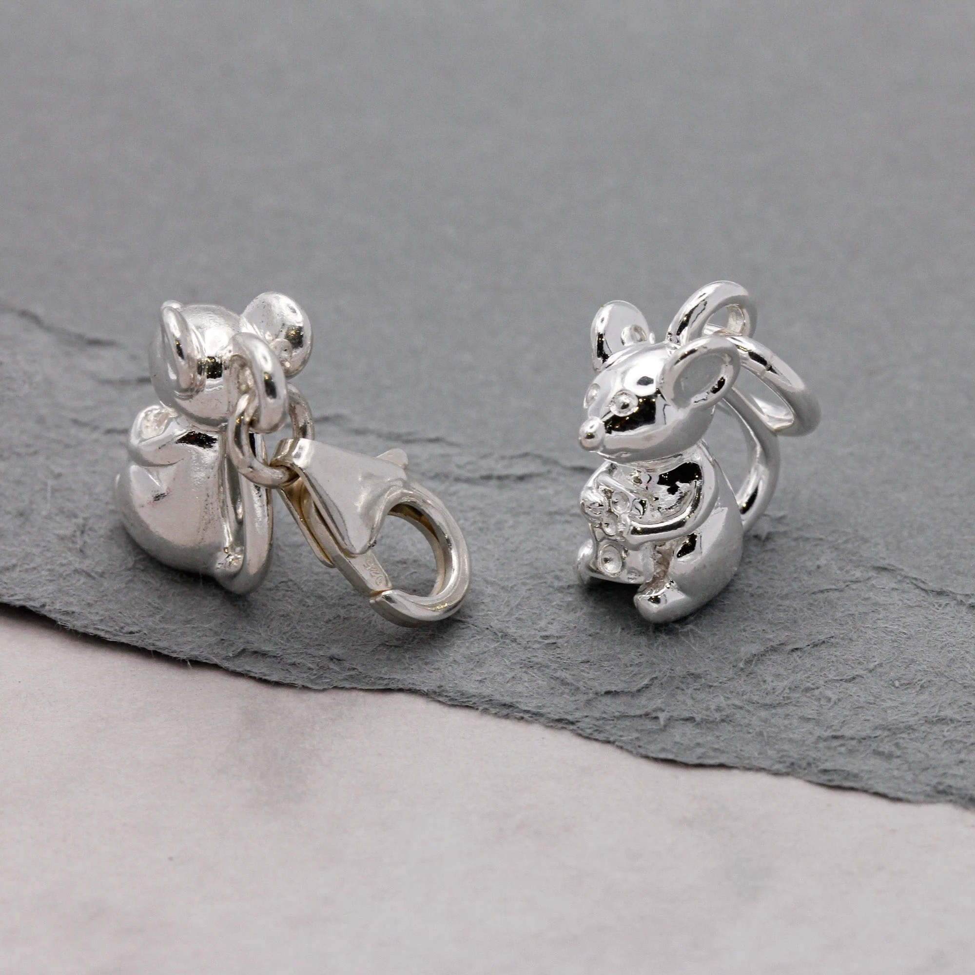 Mouse Silver Charm - Image 3