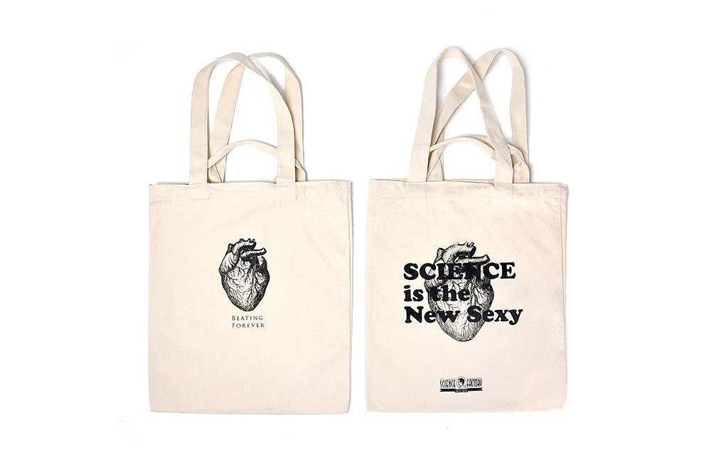 Mr Sci Glass Specimen Jar & Science Tote Bag Beating Forever (Heart) - Image 4