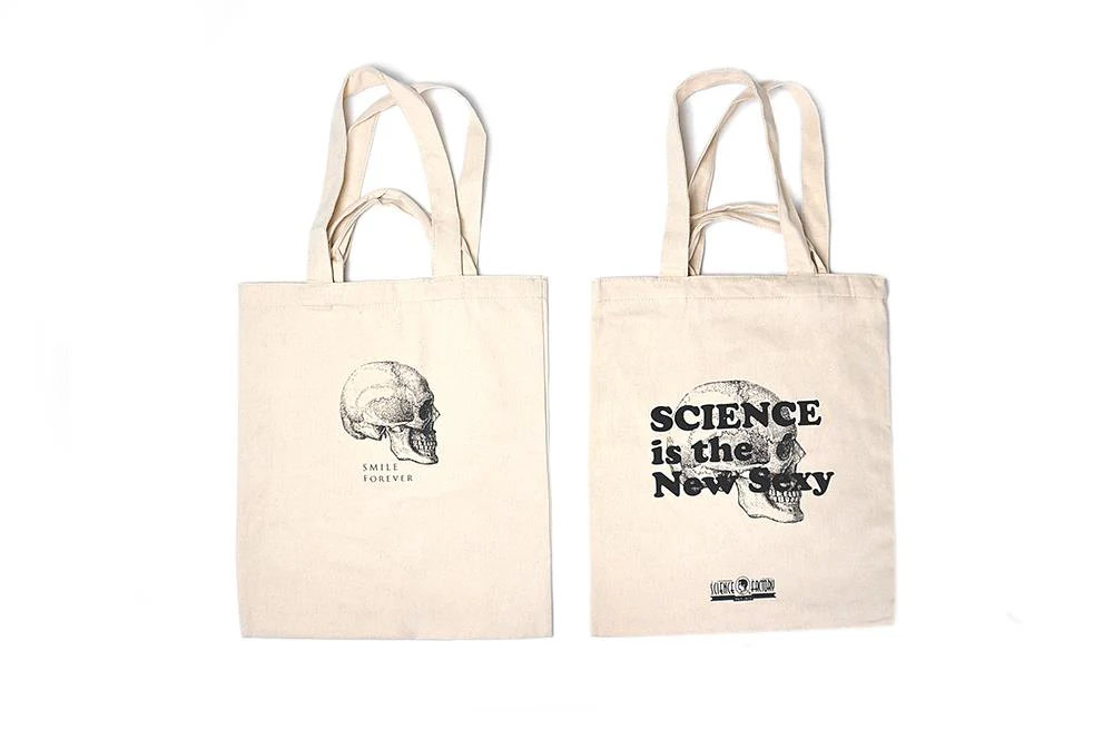 Mr Sci Glass Specimen Jar & Science Tote Bag Smile Forever (Skull) - Image 4