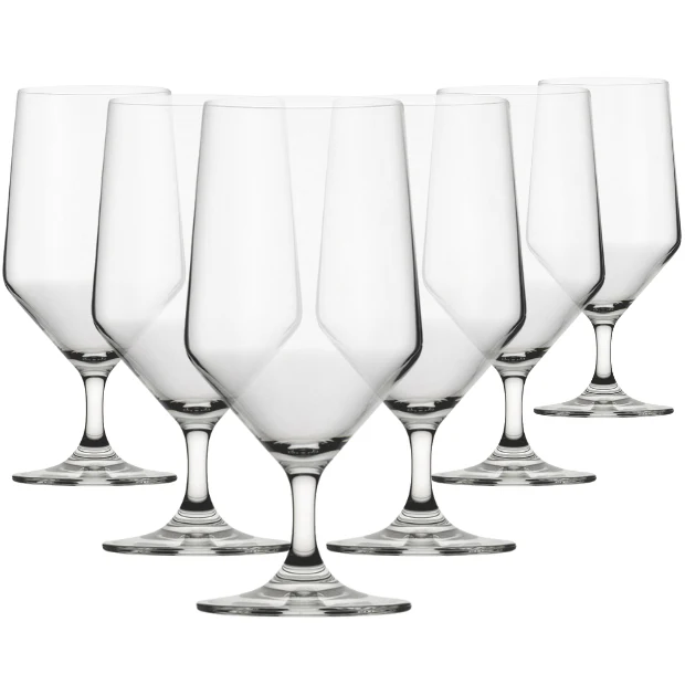 Murray Stemmed Beer Glasses - 460ml - Set of 6 - Image 3
