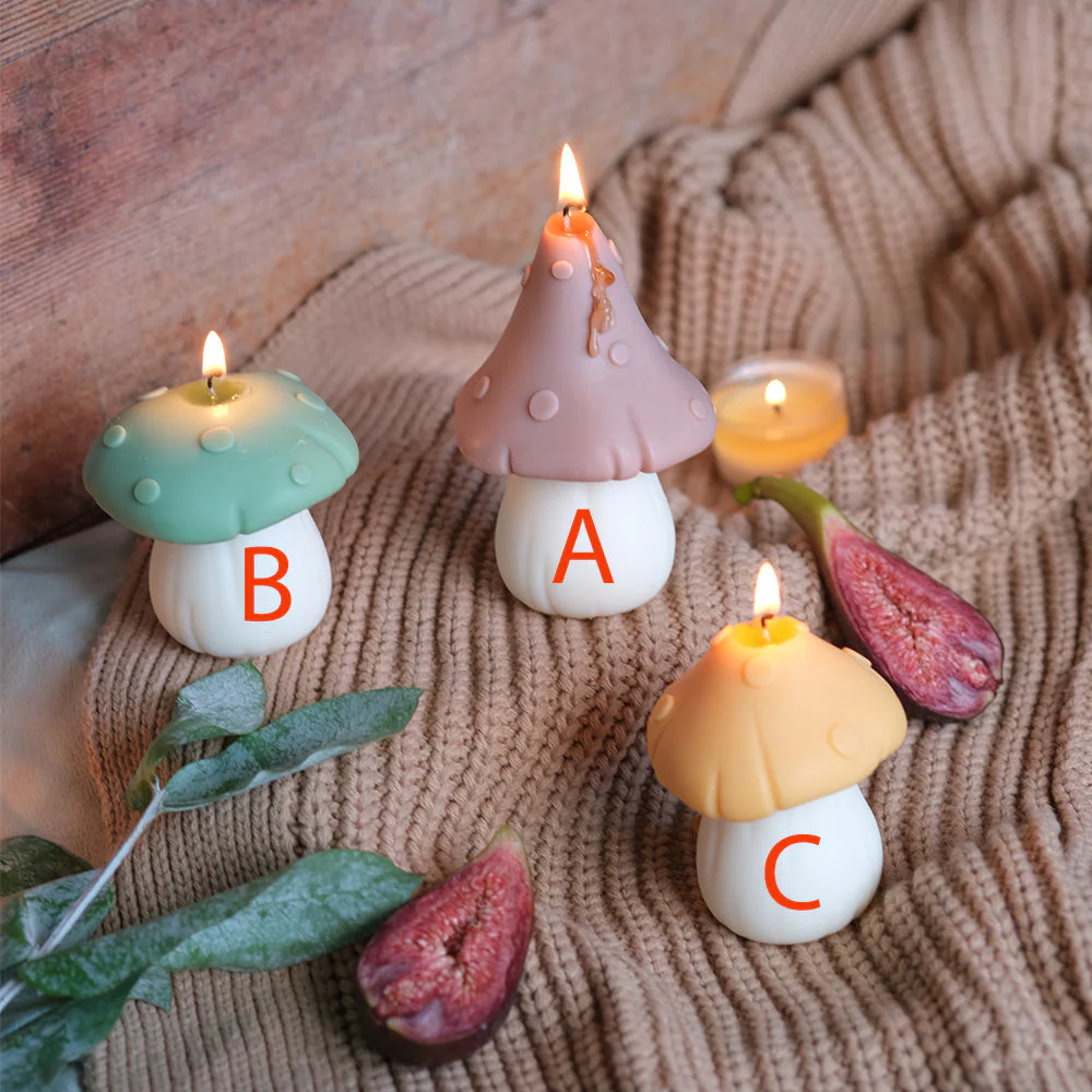 Mushroom Shaped Candles - Image 2