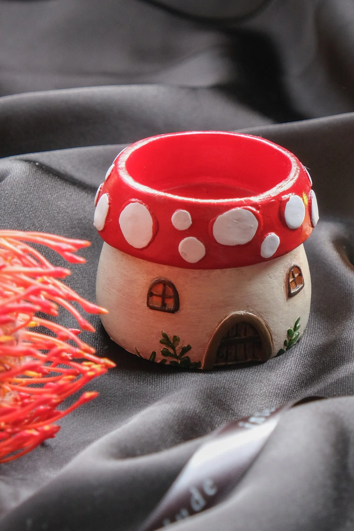 Mushroom Tealight Candle Holder - Image 2