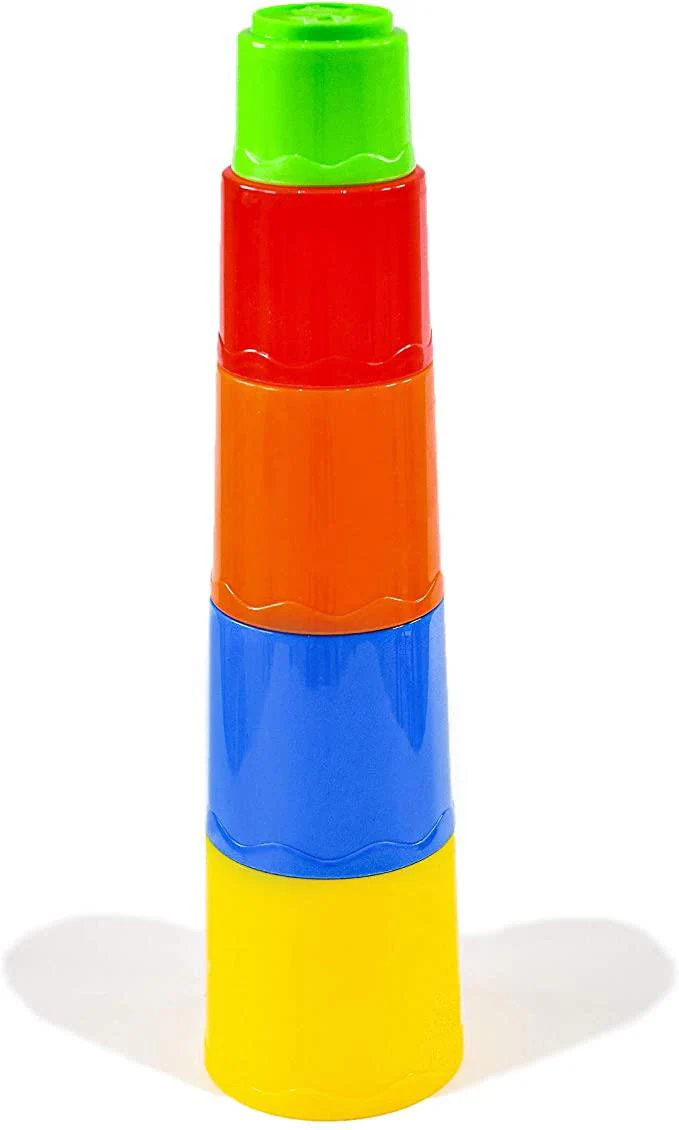 My First Stacking Cups Early Development Sensory Toy - Image 3