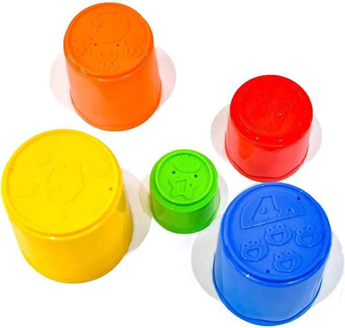 My First Stacking Cups Early Development Sensory Toy - Image 4