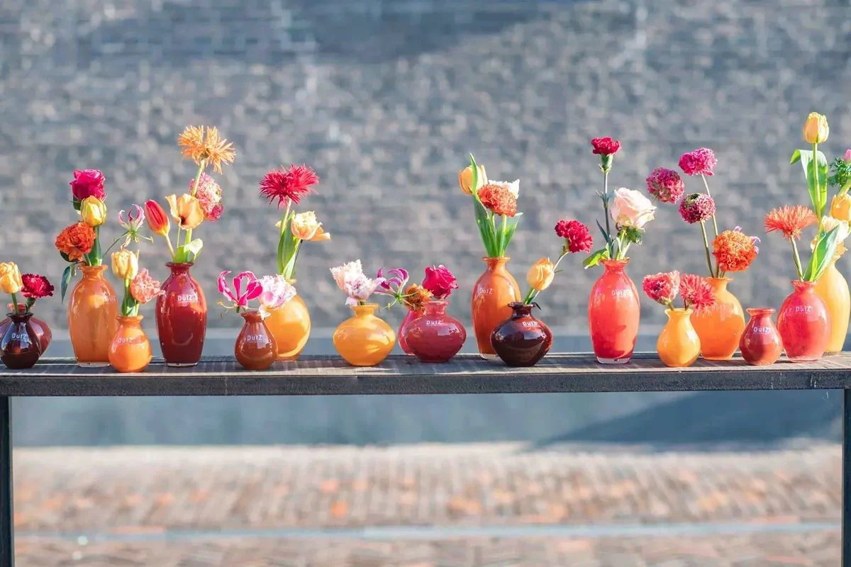 NADIEL RED TINTS Budvase Set - Image 3