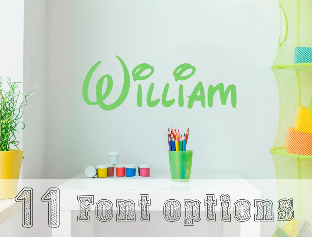 Name Wall Stickers – Personalised Vinyl Decals for Bedrooms & Nursery - Image 5