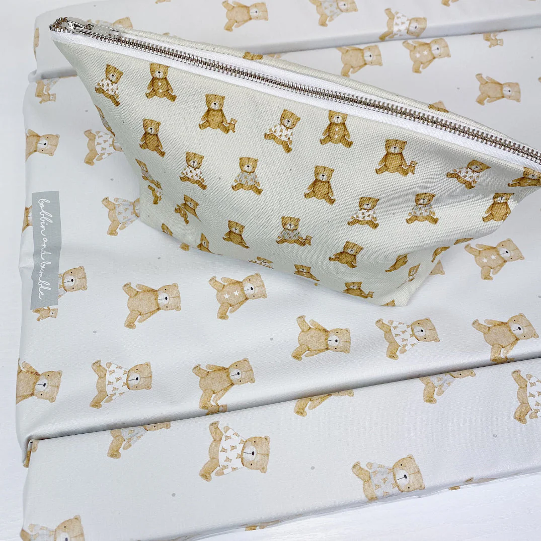 Nappy Wallet - Teddy Bear Print - Image 10