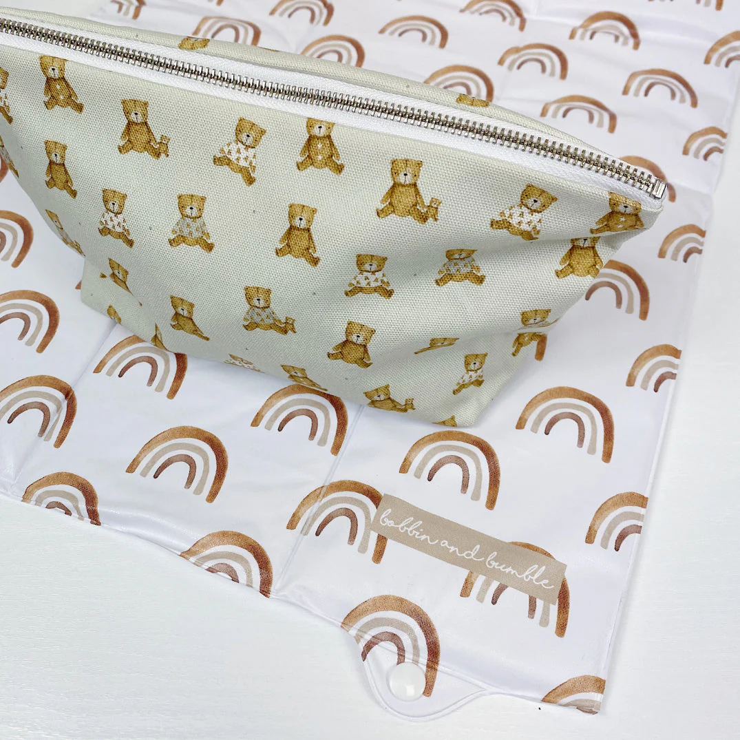 Nappy Wallet - Teddy Bear Print - Image 8