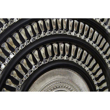Nason Framed Silver Disc Wall Art - Image 4