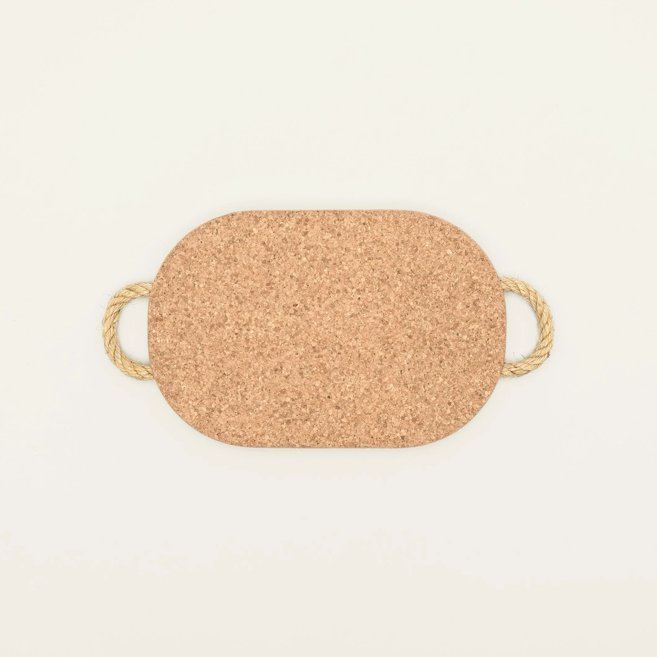 Natural Cork Trivet with Rope Handles | Rectangular - Image 3