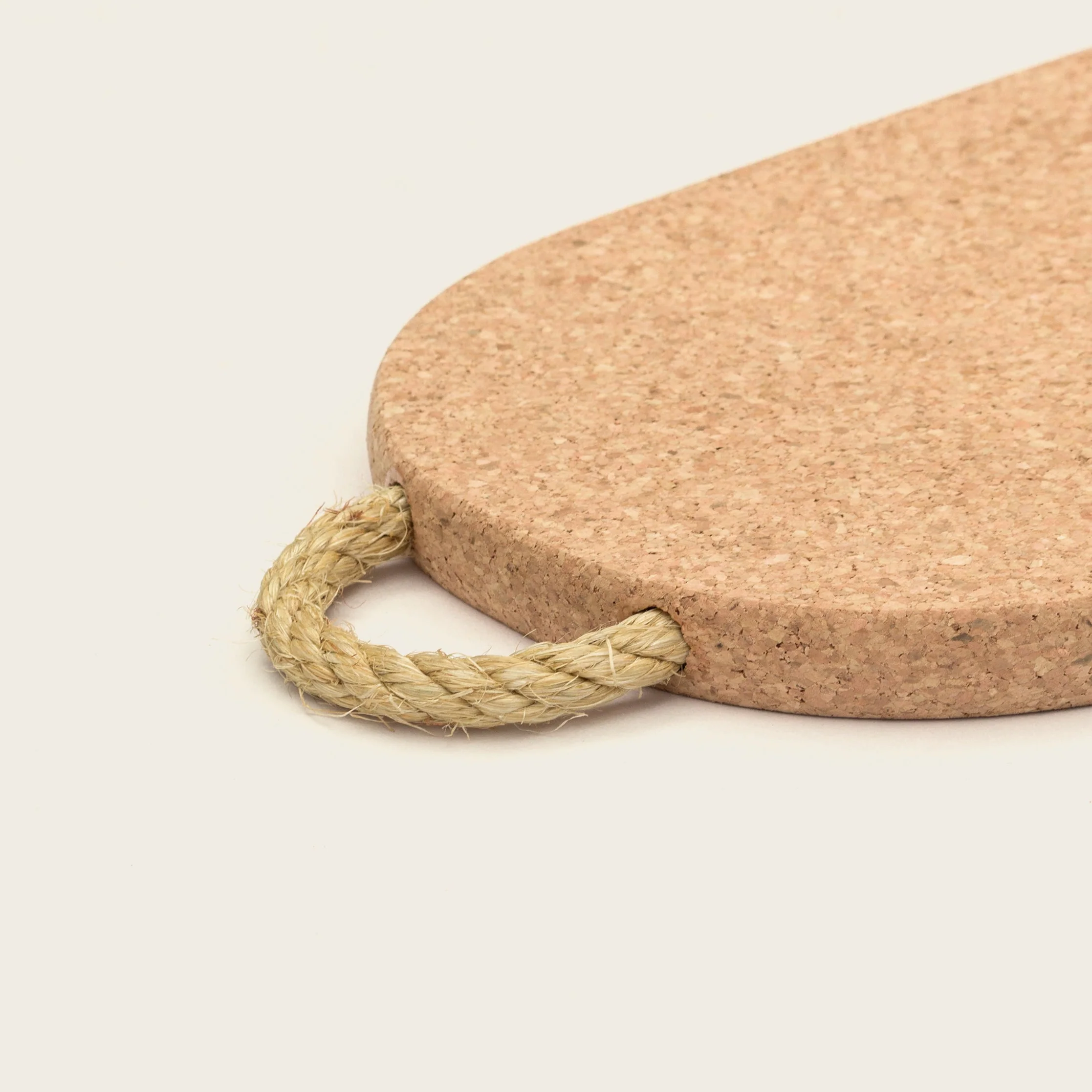 Natural Cork Trivet with Rope Handles | Rectangular - Image 4