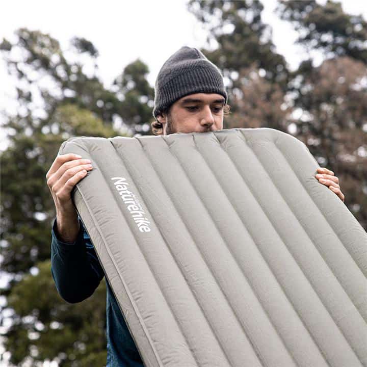 Naturehike Thick TPU Inflatable Sleeping Mat With Pillow (Wide) - Image 6