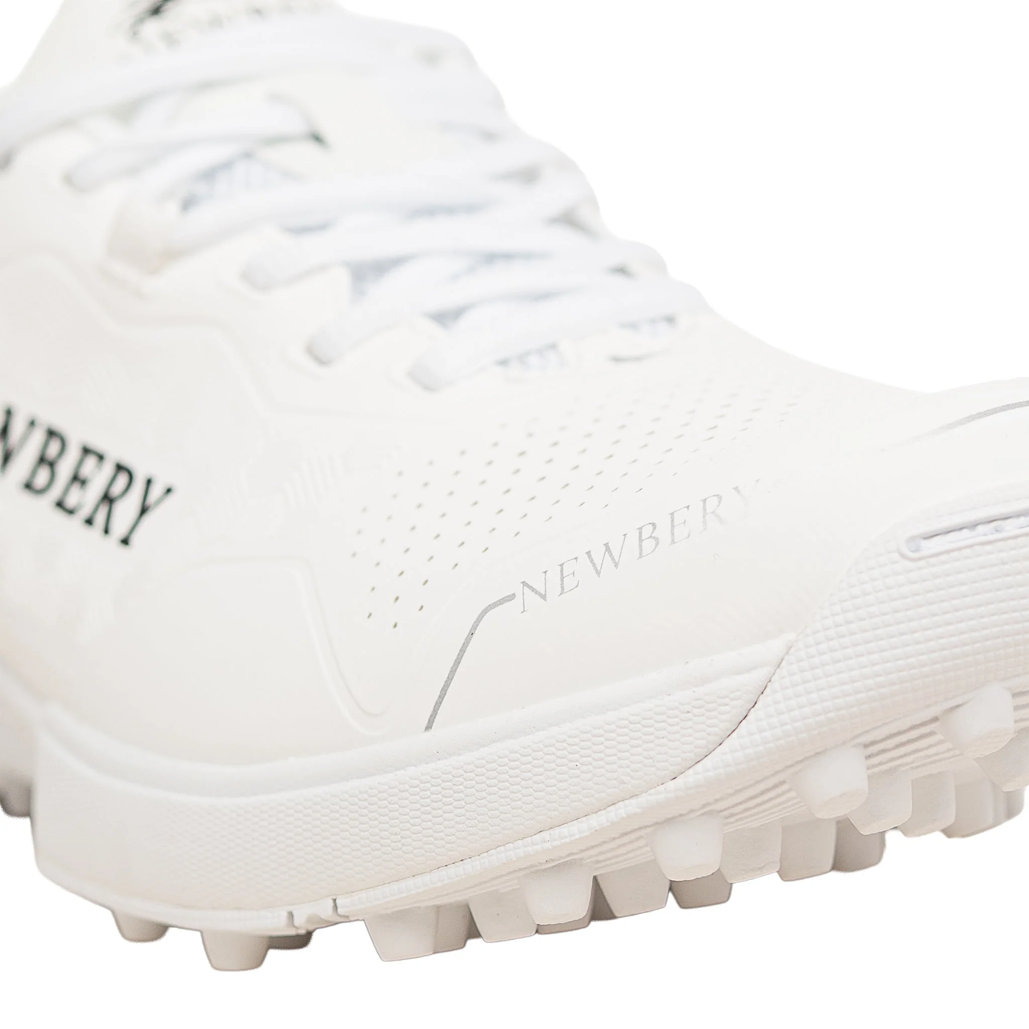 Newbery 360 Cricket Shoe - Full White Pimple - Image 3