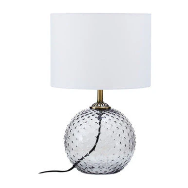 Noa Grey Glass Table Lamp - Image 2