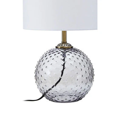 Noa Grey Glass Table Lamp - Image 3