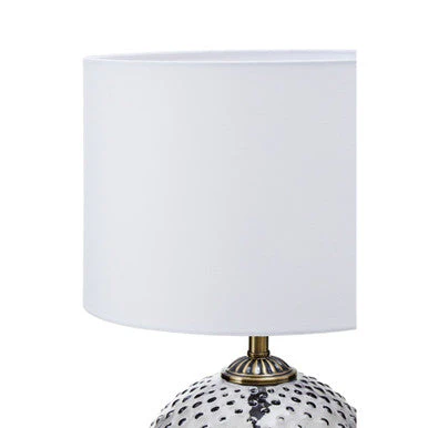 Noa Grey Glass Table Lamp - Image 4