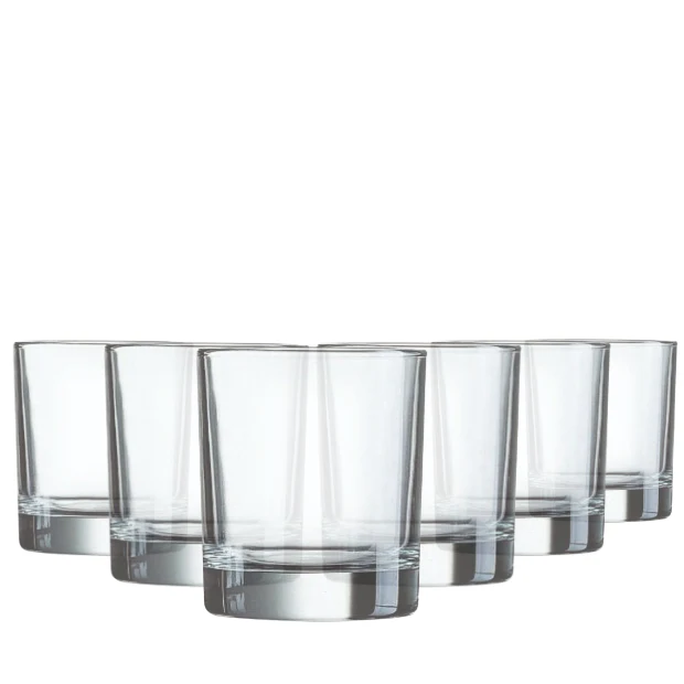 Old Fashioned Whisky Tumblers - 290ml - Set of 6