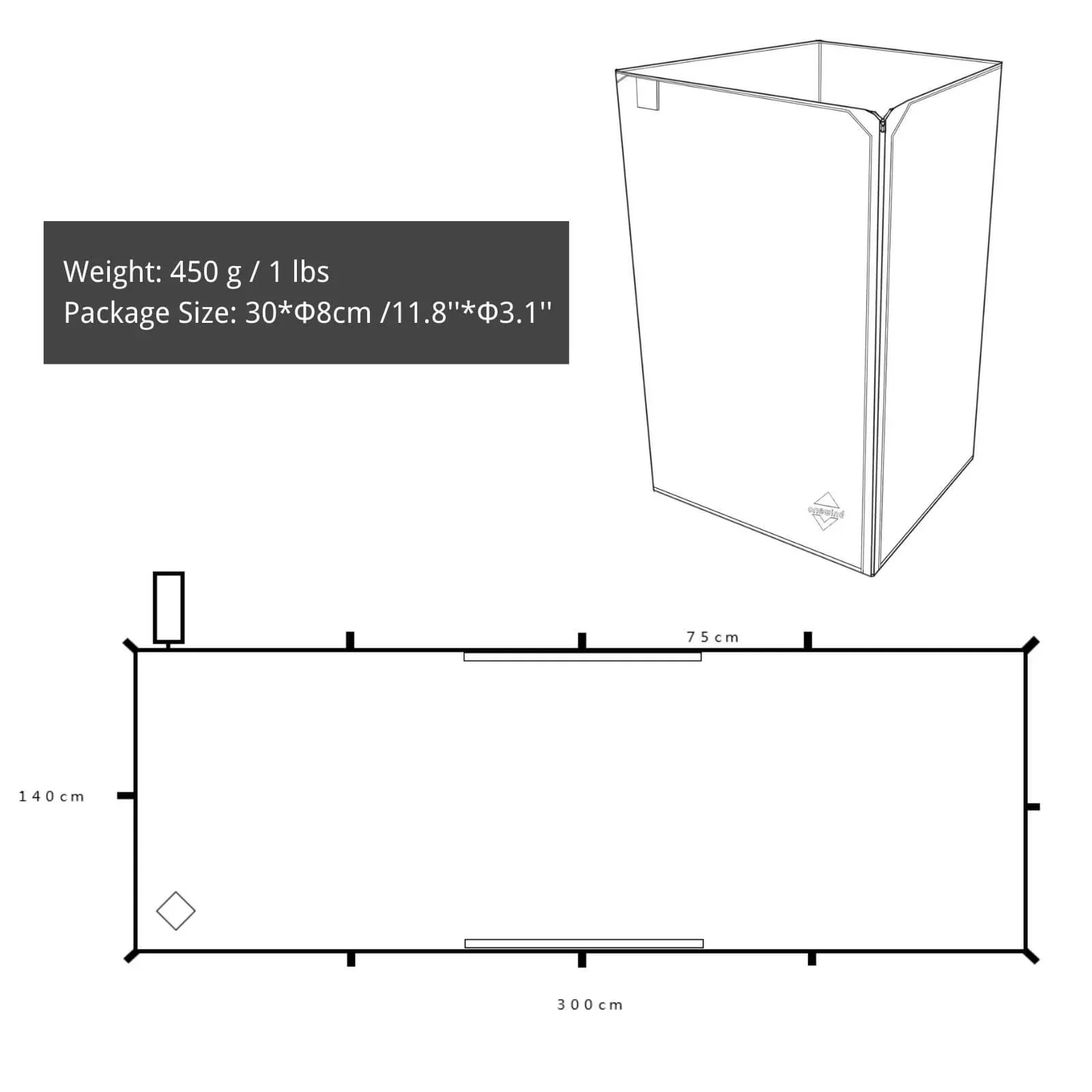 Onewind Portable Privacy Shower Tent - Image 5