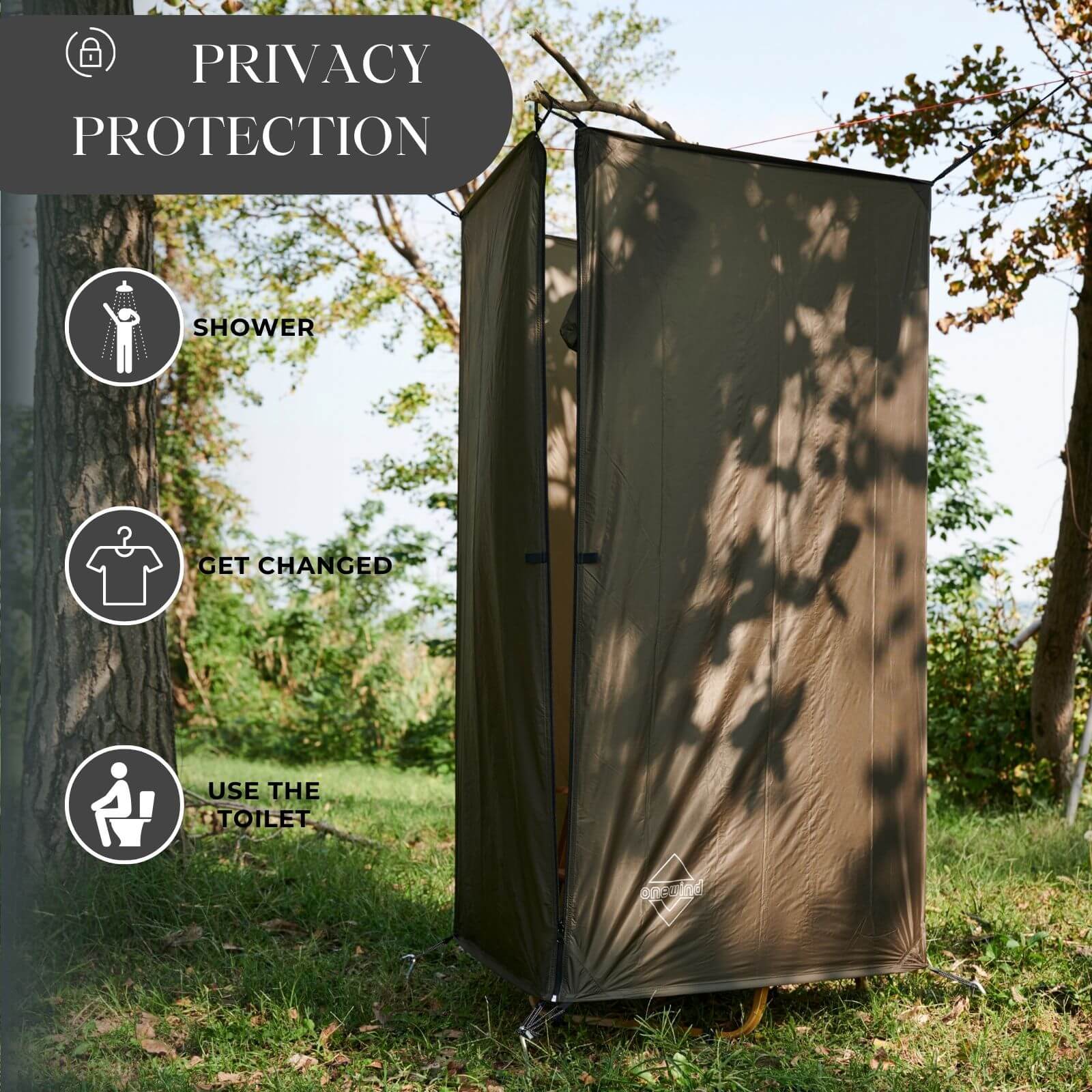 Onewind Portable Privacy Shower Tent - Image 6