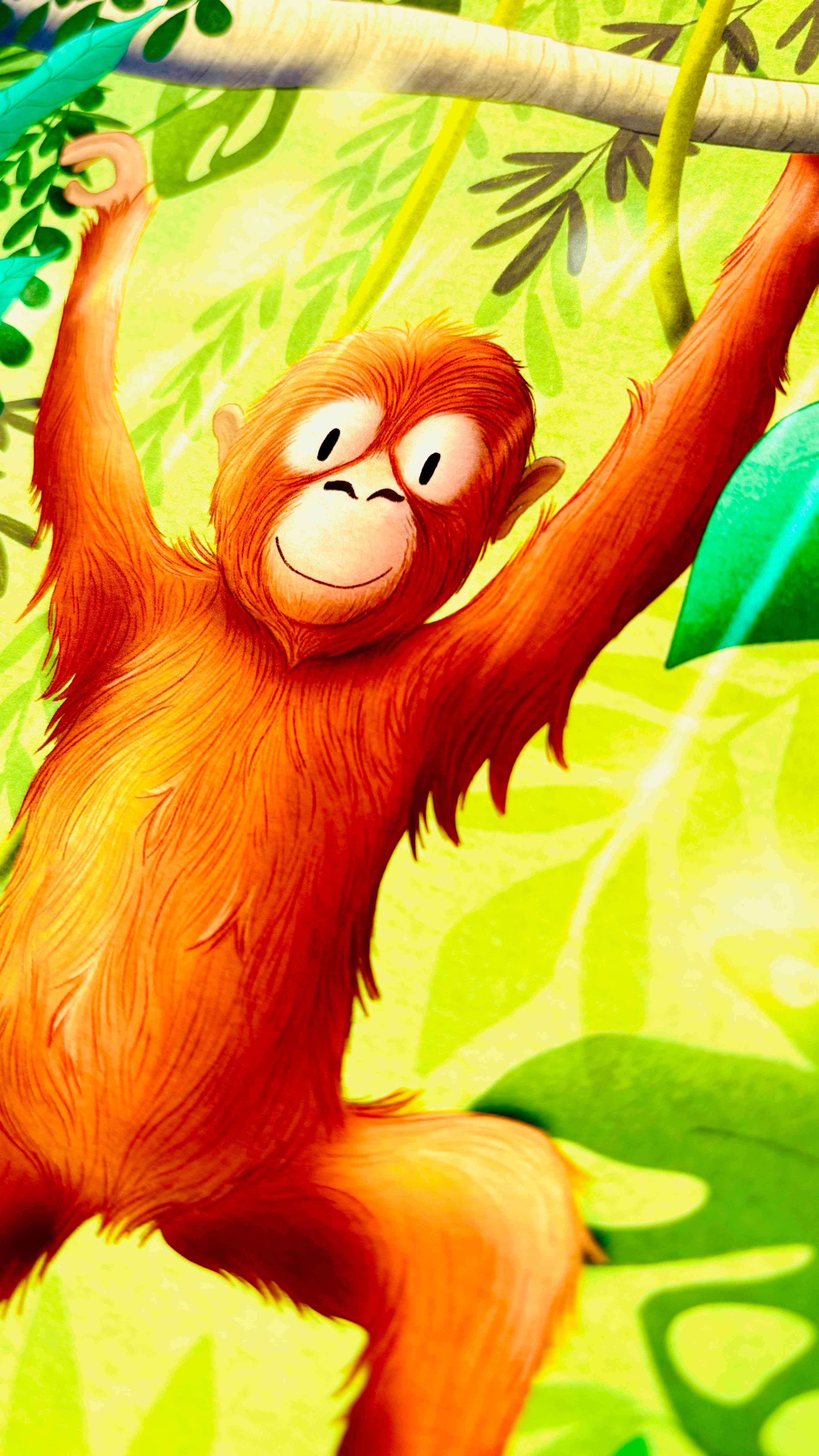 Orangutan Art Print – Whimsical Jungle Wall Art - Image 2