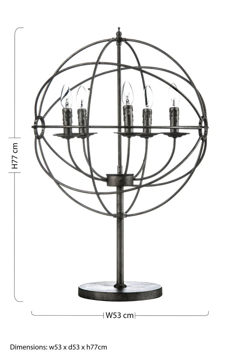 Orbital 5 Arm Table Lamp - Image 2