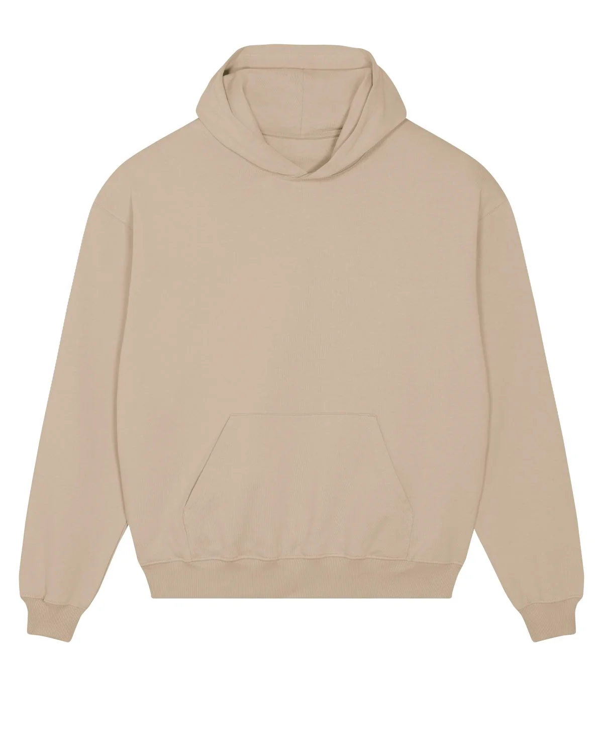 Organic Boxy Heavy Hooded Sweatshirt: Unisex - Image 3