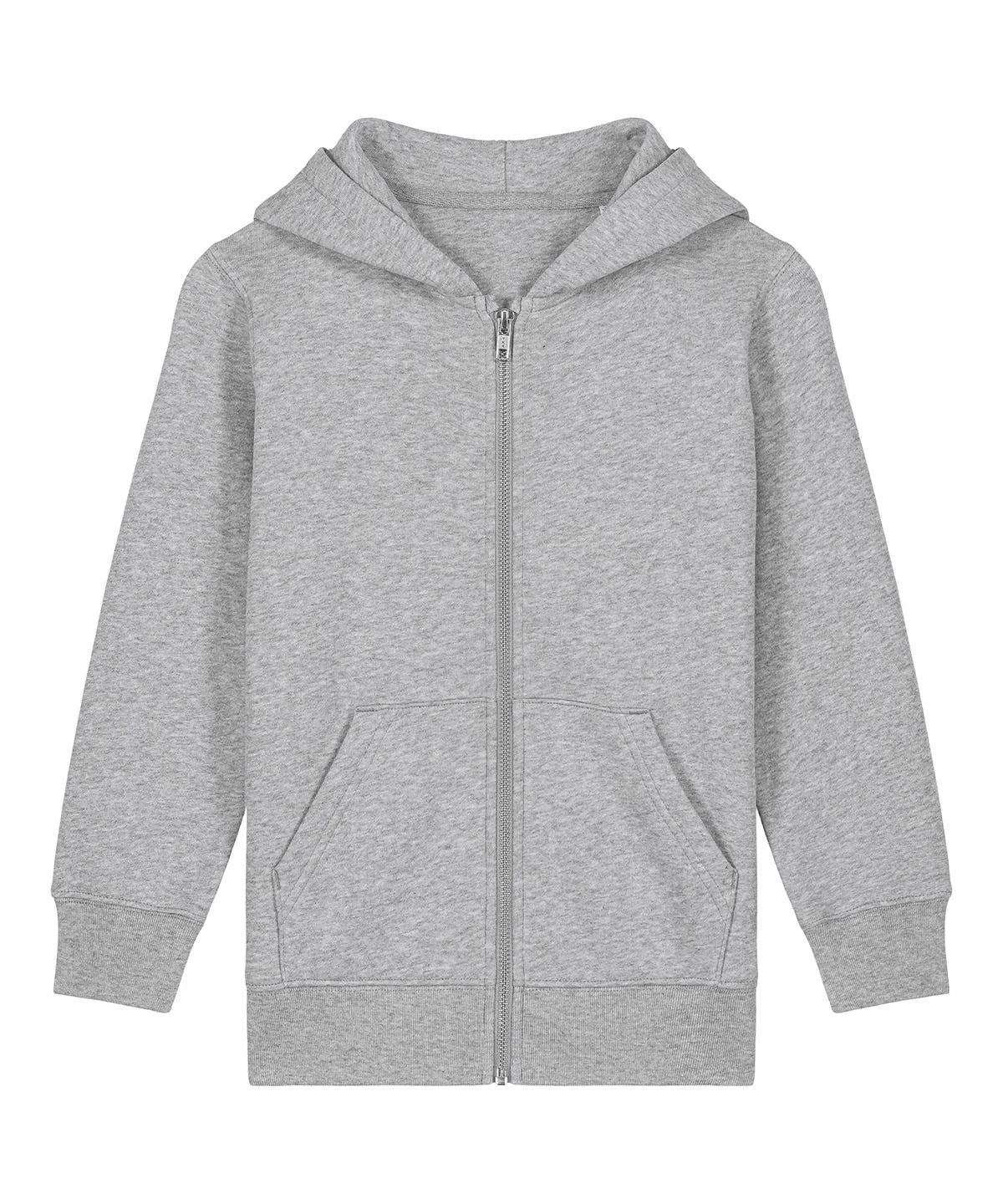 Organic Colours Kids Zipped Hooded Sweatshirt - Image 6