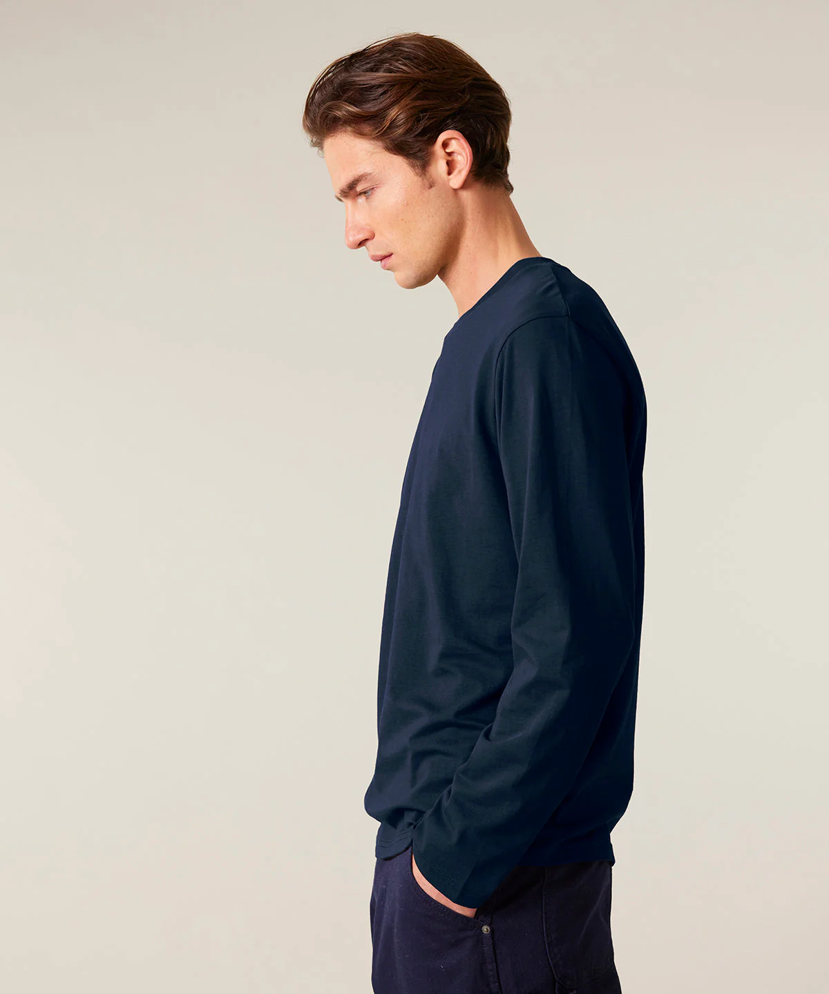 Organic Colours Long Sleeve T-shirt: Mens - Image 14