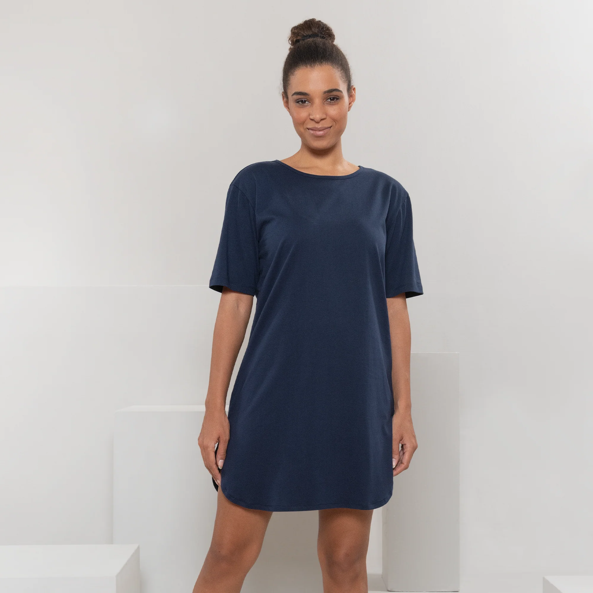 Organic Cotton Night Shirt: Womens - Image 4