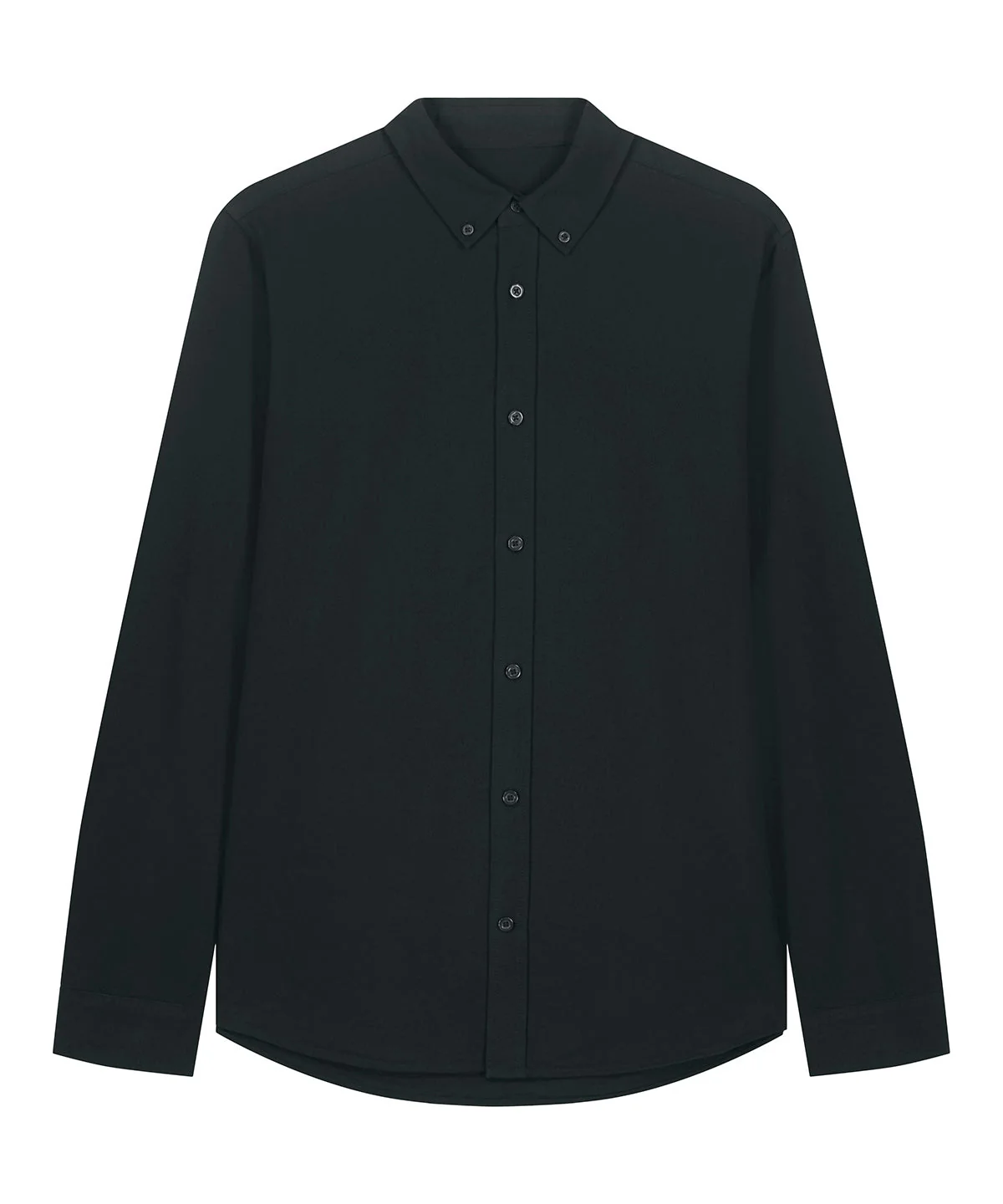 Organic Cotton Oxford Long Sleeve Shirt: Mens - Image 3