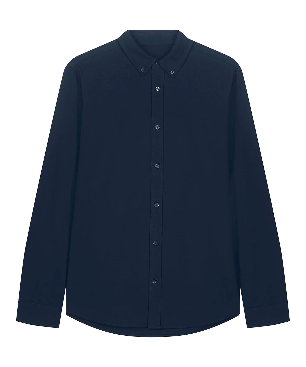 Organic Cotton Oxford Long Sleeve Shirt: Mens - Image 5