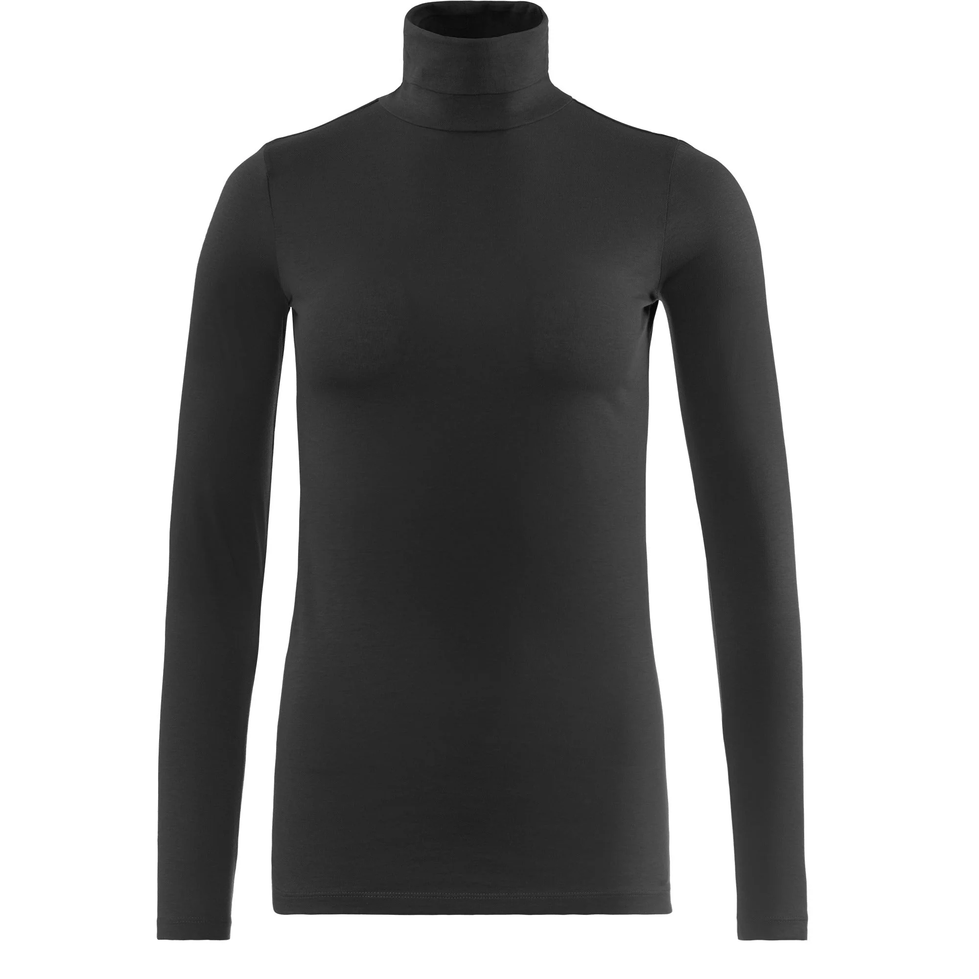 Organic Cotton Turtleneck T-shirt: Womens - Image 6