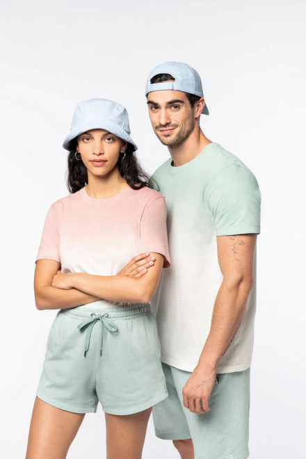 Organic Dip Dye T-shirt: Unisex - Image 6