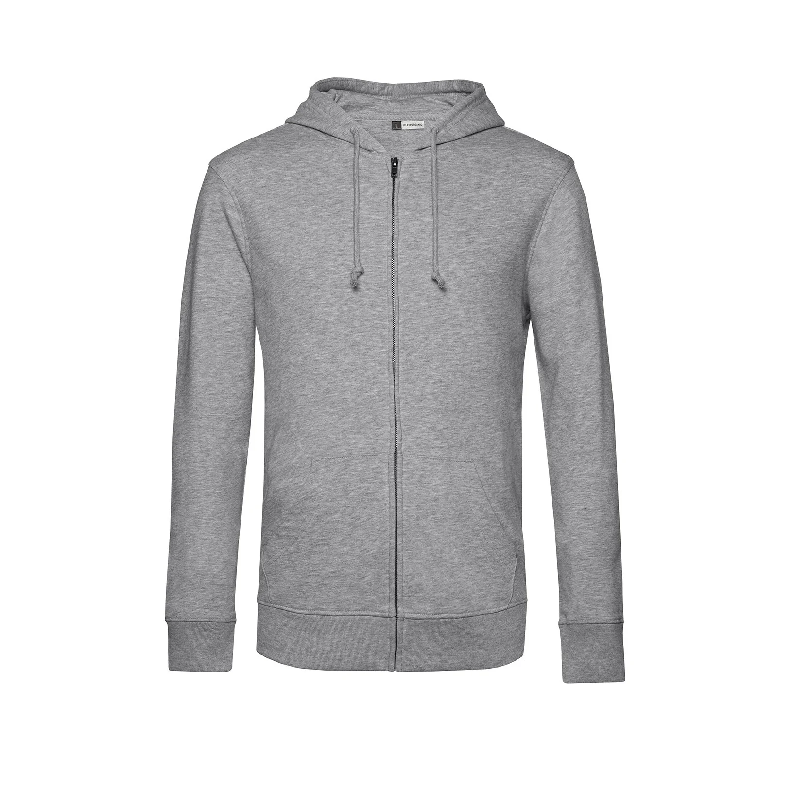 Organic Essential Zipped Hoodie: Mens - Image 8