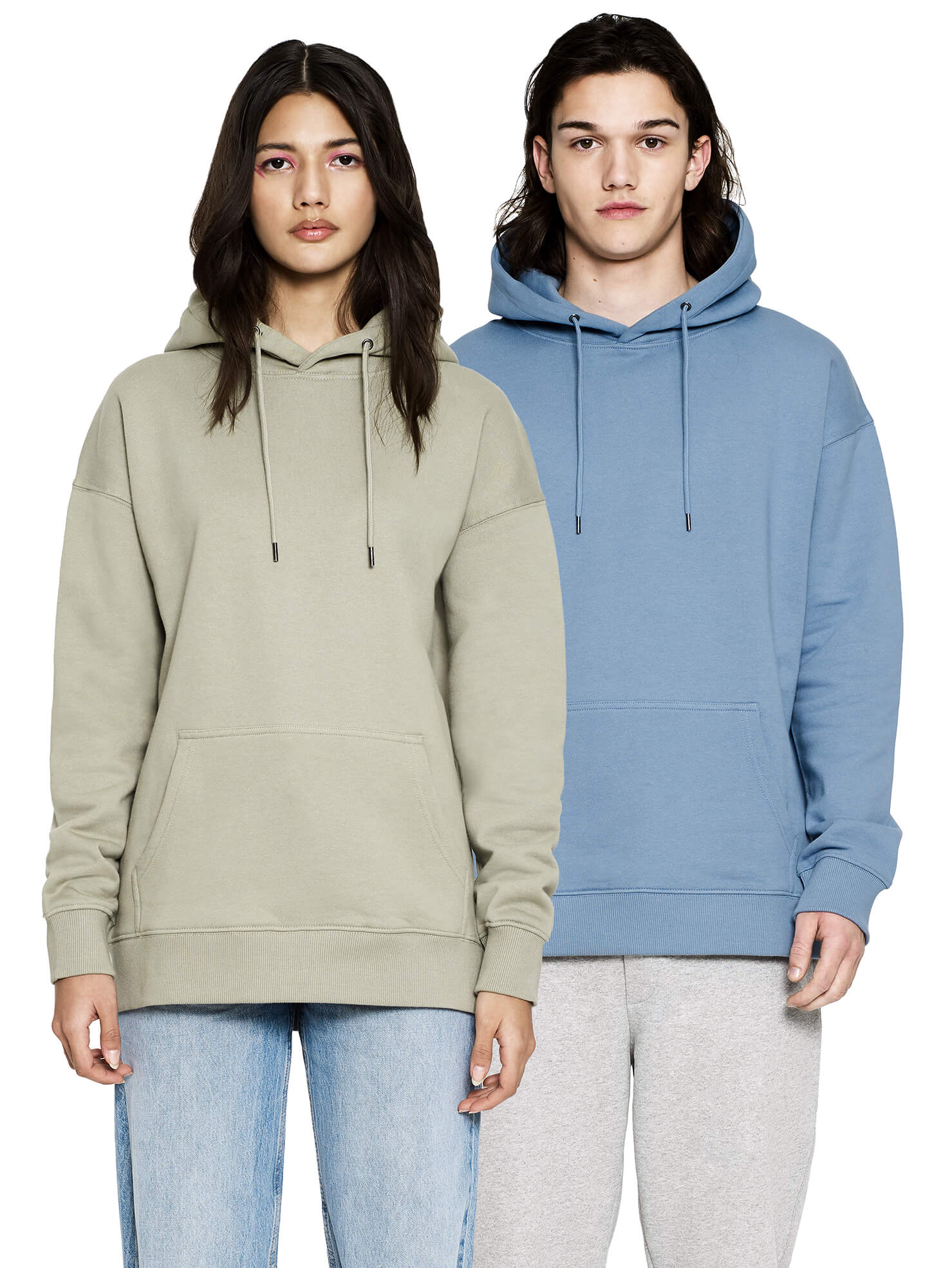 Organic Extra Heavy Dropped Shoulder Hoodie: Unisex - Image 11