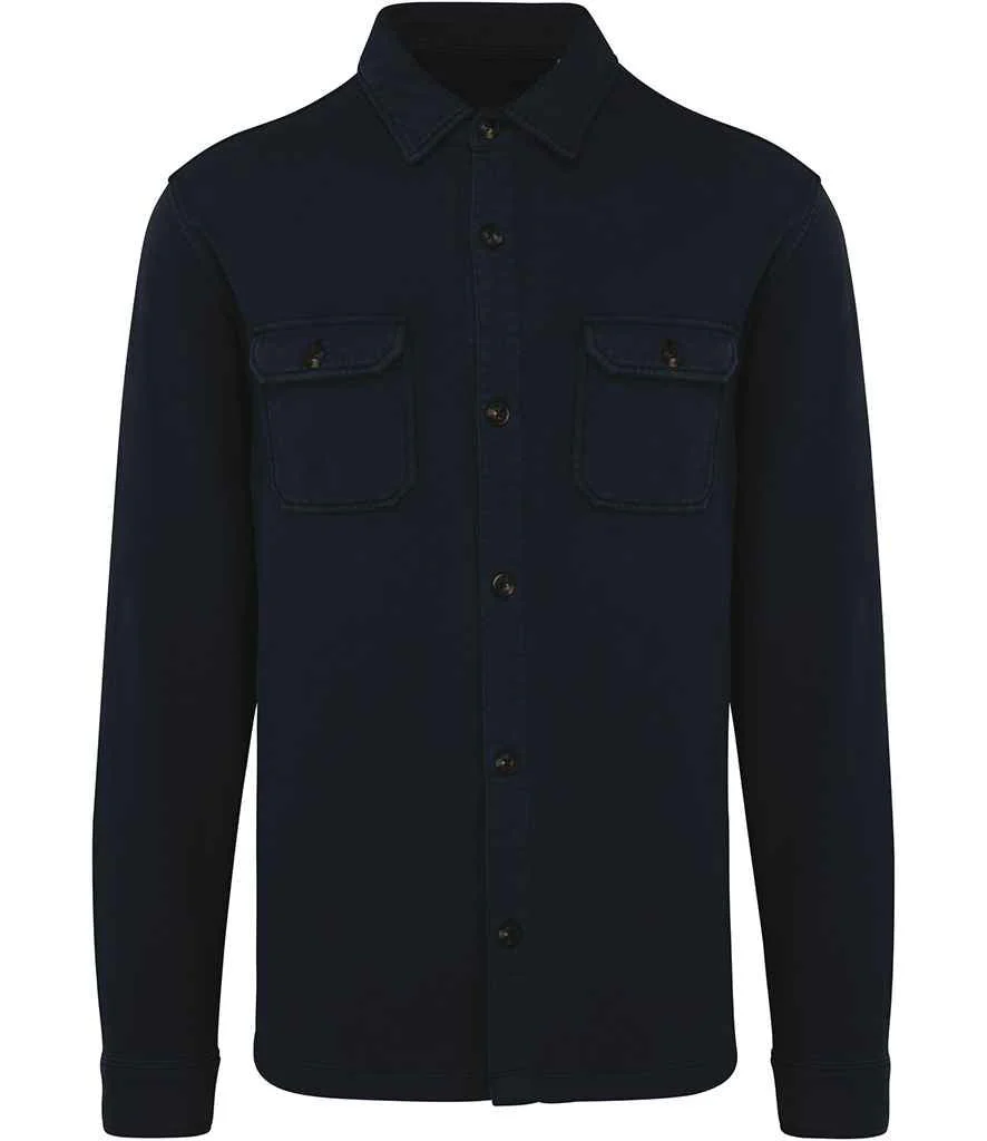 Organic Faded Overshirt: Mens - Image 2
