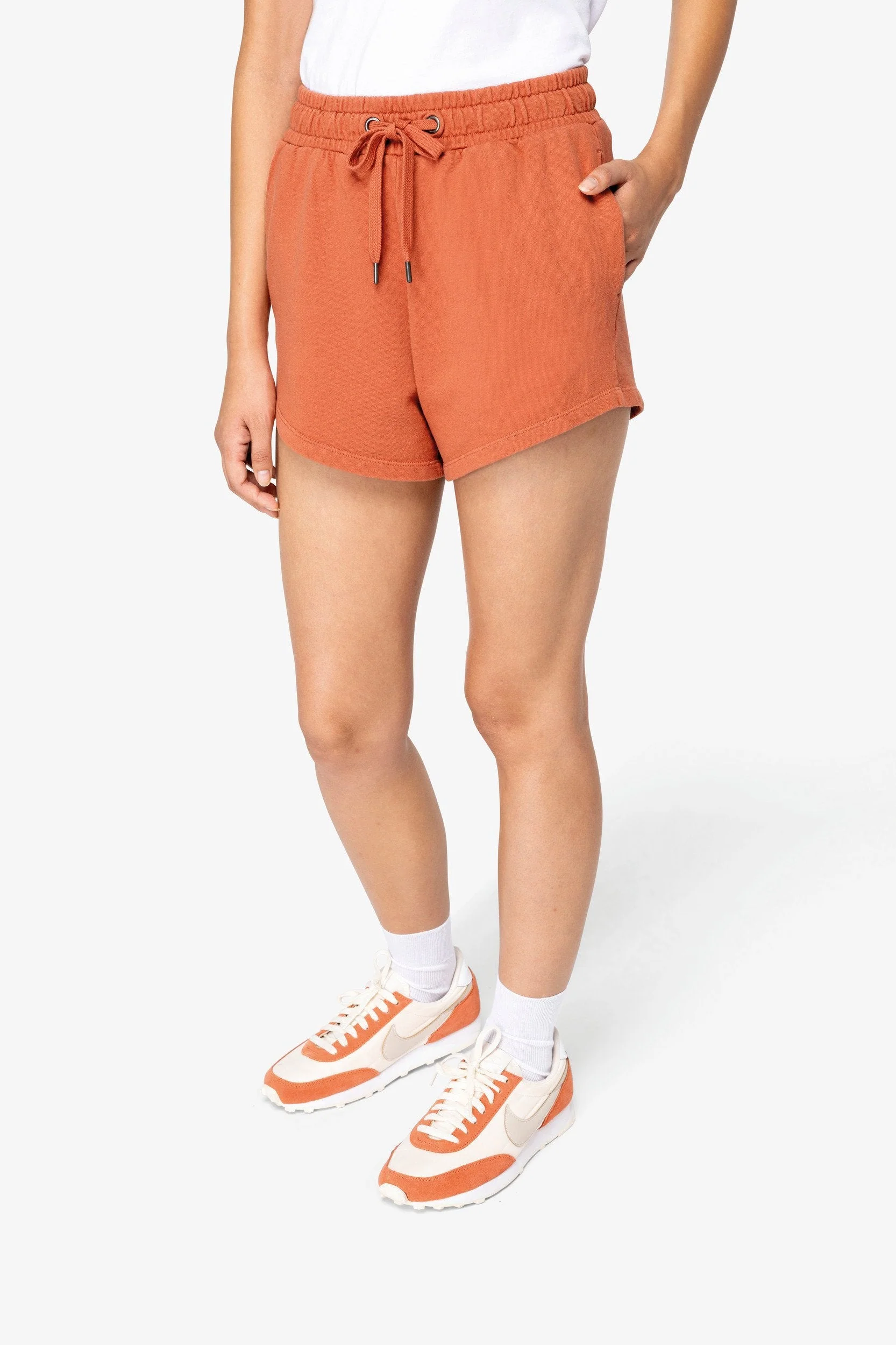 Organic French Terry Shorts: Womens - Image 7