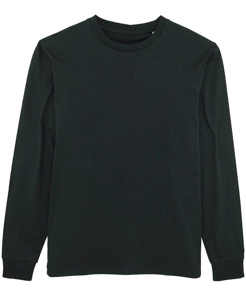 Organic Heavyweight Long Sleeve T-shirt: Mens - Image 4